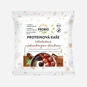 Kaše proteinová čokoládová s pohankovými otrubami BIO